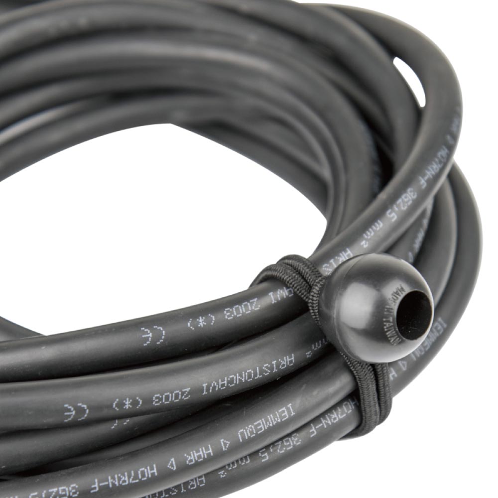 Kupo BG4506 | 6-Inch Heavy Duty Black Ball Bungees (Set of 50) - Image 3