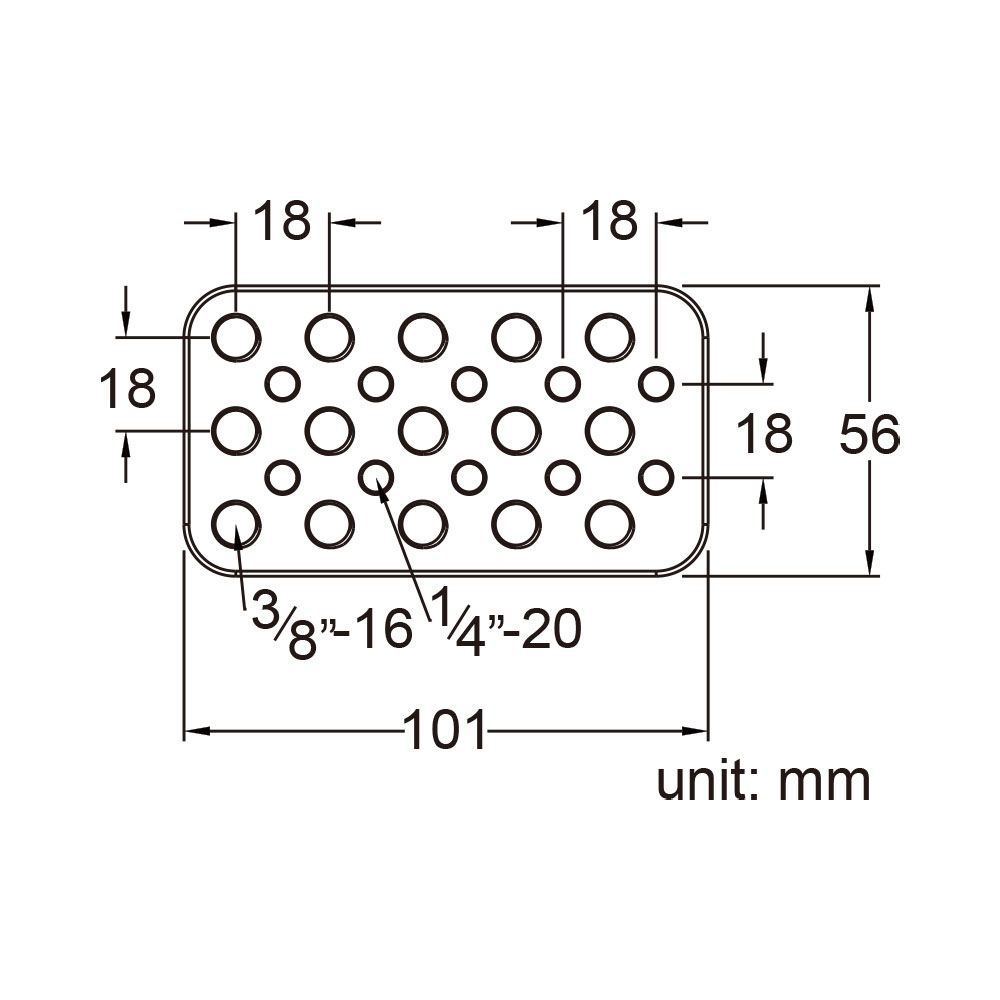 Kupo KS-3922 | Mini Mounting Plate - Image 4