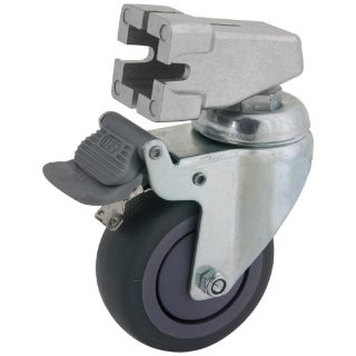 Kupo KC-080S | Dia 75mm Caster w/brake w/ Square Adapter (set of 3)